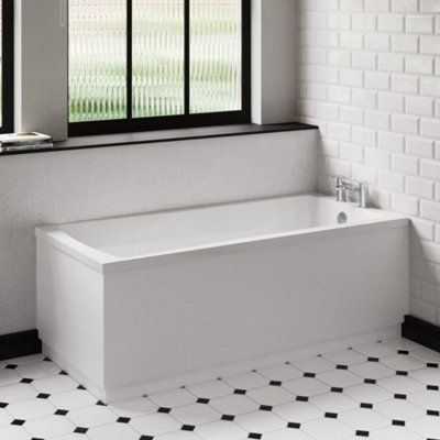 Dezine Florence 1500 x 700mm Straight Bath