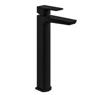 Dezine Frisco Pro Black High Rise Basin Mixer