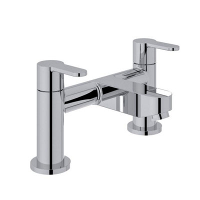 Dezine Han Bath Filler Deck Mounted Chrome