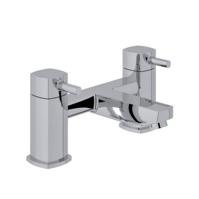 Dezine Kingswood Bath Filler Deck Mounted Chrome