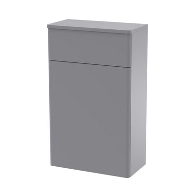 Dezine Loire 2.0 500mm Satin Grey WC Unit Price Comparisons | Compare The Build