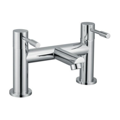 Dezine Nigerine Bath Filler Deck Mounted Chrome