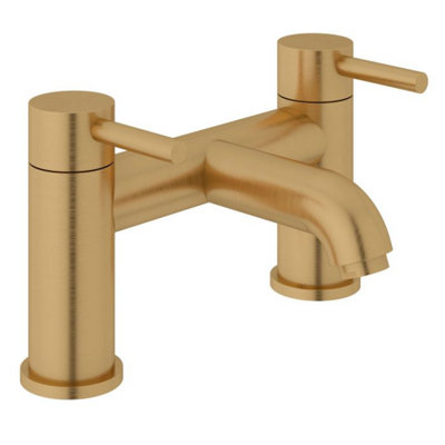 Dezine Pennar Brushed Brass Bath Filler