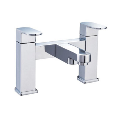 Dezine Rhine Bath Filler Chrome Deck Mounted