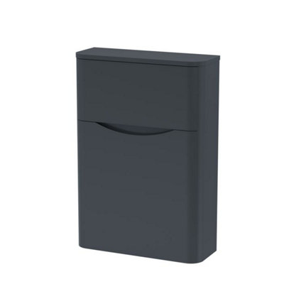 Dezine Thames 550mm Satin Anthracite WC Unit Price Comparisons | Compare The Build