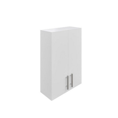 Dezine Trent 500mm Gloss White Wall Unit, 2 Door Price Comparisons | Compare The Build