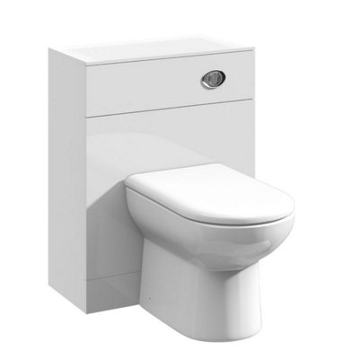 Dezine Velvare 600mm Gloss White WC Unit (330mm deep) Price Comparisons | Compare The Build