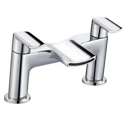 Dezine Yukon Bath Filler Deck Mounted Chrome