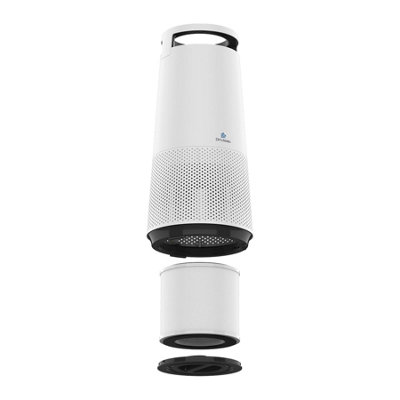 DH Lifelabs Sciaire Mini + HEPA Air Purifier with PlasmaShield™ Technology plus H13 True HEPA Filter - White