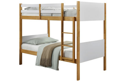 Diablo Bunk Bed With Ladder, Wooden Kids Bunk Bed, Solid Bed Frame, Children's Bedroom Furniture