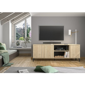 Diagone Blond Oak Television Stand