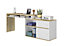 Diagone Oak & White Modular Desk