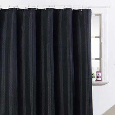 Diamante 100% Polyester Shower Curtains 180 X 180cm - 5