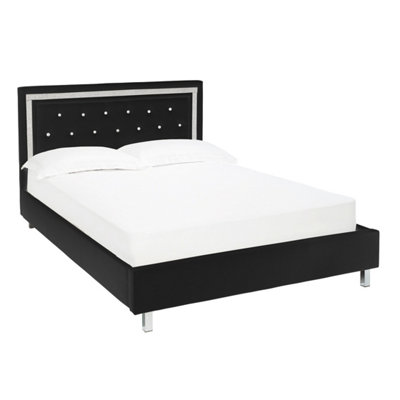 Diamond 5.0 Kingsize Bed Black