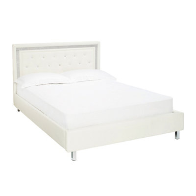 Diamond 5.0 Kingsize Bed White