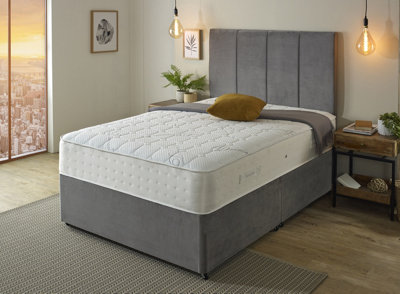 Diamond Collection 1000 Memory Foam and Pocket Spring Mattress 4ft6 Double (135cm x 190cm)