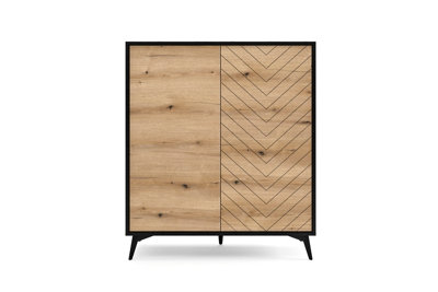 Diamond Collection Cabinet 104cm in Oak