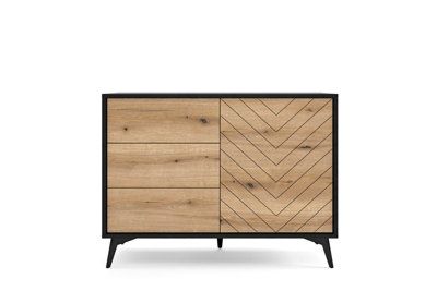 Diamond Collection Sideboard 104cm in Oak