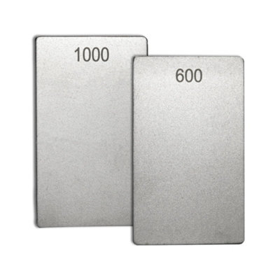 Diamond Credit Card Stone 3" x 2" 1000/6000 Grit James Barry Sharpening ECCSFF