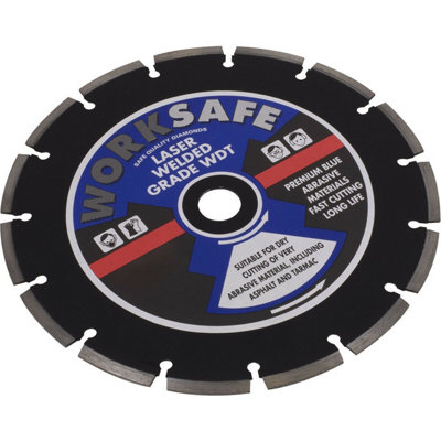 Diamond Cutting Blade - 300mm Diameter - 20mm Bore - Asphalt & Tarmac Cutting