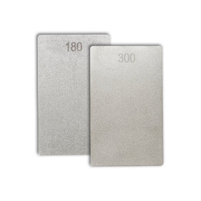 Diamond Double-Sided Credit Card Stone 3" x 2" (85mm x 50mm) 300 & 180 Grit - ECCCM