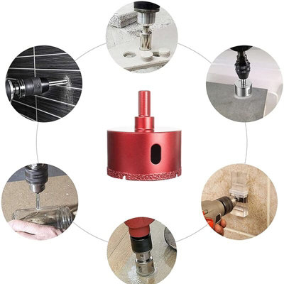 LIONSFORT 2 Inch Diamond Drill Bit, Tile Hole Saw For Ceramic