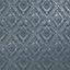 Diamond Metallic Geometric Aztec Pattern Navy Blue Silver Holden Decor Wallpaper