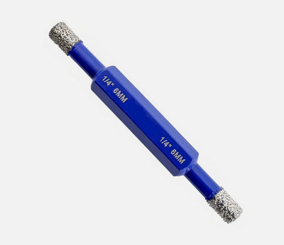 Diamond Tile Drill Bits 1/4"-1/4"(6mm-6mm) Double-Ended Hole Saw for ...