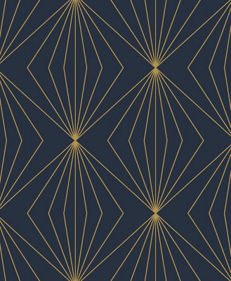 Diamond Vector Geometric Unpasted Wallpaper