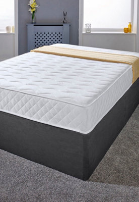 Diamond Wave 20cm Deep Plush Spring Mattress 3ft Single (90cm x 190cm)