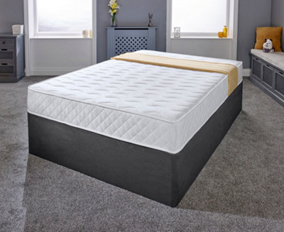 Diamond Wave 20cm Deep Plush Spring Mattress 3ft Single (90cm x 190cm)