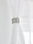 Diana Voile 145cm x 229cm White Ring Top Curtain Panel