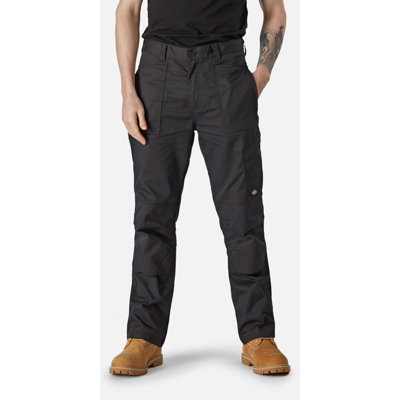 Dickies - Trousers for Men, Action Flex Pants, Action Flex Technology, Grey, 38W/32L