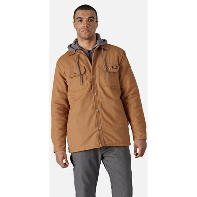 Dickies Duck Shirt Jacket Brown Jacket M DIY at B Q
