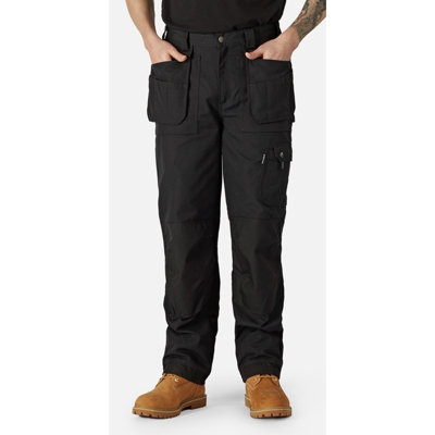 Black Dickies Work Wear Trousers 33W main image 1