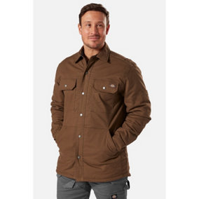 Dickies - Flex Duck Shirt Jacket - Brown - Jacket - XXXL