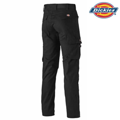 Dickies Flex Work Trousers Multi Pocket with Knee Patches - 30" Waist Black