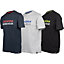 Dickies - Rutland 3 Pack Graphic T-shirt - Multicolour - Size: L