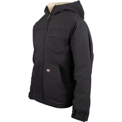 Dickies Sherpa Lined Duck Jacket Black Jacket XL DIY at B Q