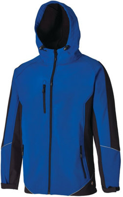Dickies Two Tone Waterproof Softshell Work Jacket Royal Blue