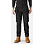 Dickies Universal Flex Slim Fit Work Trousers Black - 30L