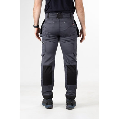Dickies Universal Flex Slim Fit Work Trousers Grey - 30R
