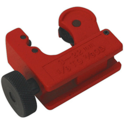 Die-Cast Mini Pipe Cutter - Heavy Duty HSS Hardened Cutting Wheel - 3 to 22mm