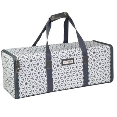 Diecut Machine Storage/carry case-Grey/White Geometric-Everything Mary EVM12862-1