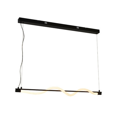 Diego LED Matte Black Ceiling Bar