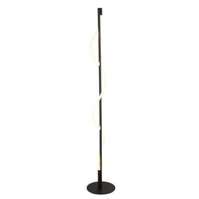 Diego Matt Black LED Floor Lamp