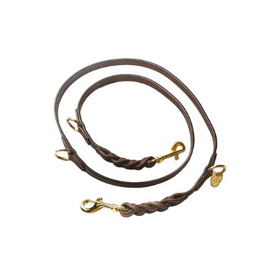 Digby & Fox Braided Leather Training Dog Lead Brown (One Size) Price Comparisons | Compare The Build