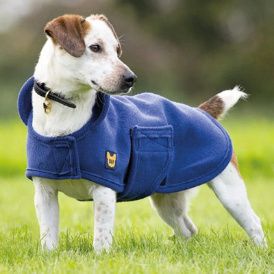 Digby & Fox Dog Drying Coat Navy (M) Price Comparisons | Compare The Build