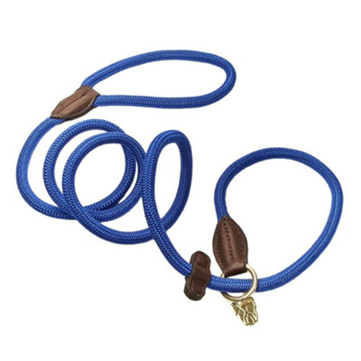 Digby & Fox Leather Dog Slip Lead Blue (One Size) Price Comparisons | Compare The Build