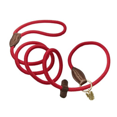 Digby & Fox Leather Dog Slip Lead Red (One Size) Price Comparisons | Compare The Build